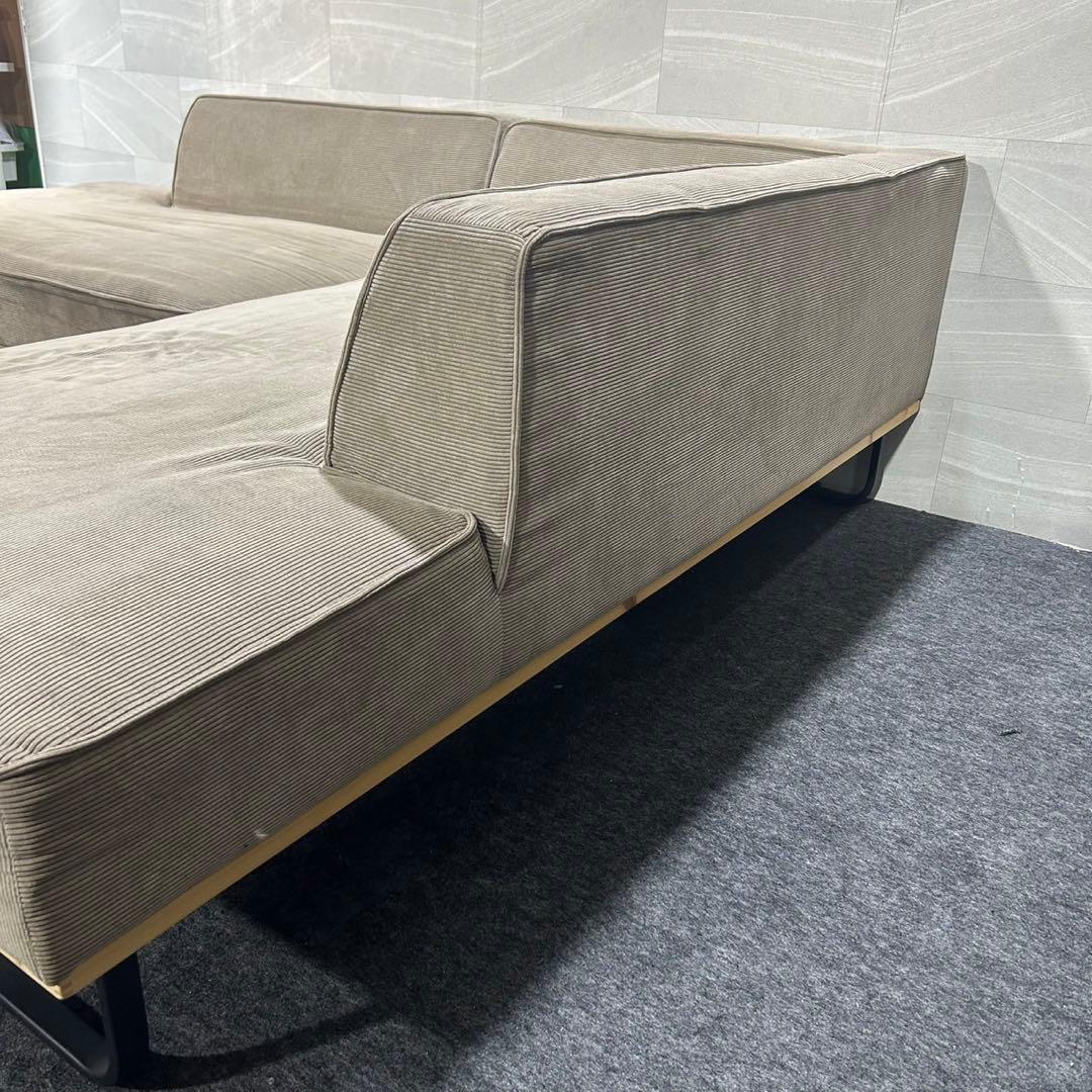 FALT カウチソファ コーデュロイ 4人掛け 北欧 モダン 家具 d4055