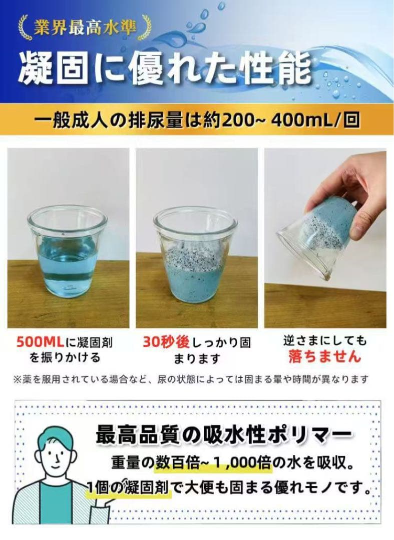 災害用携帯トイレ 簡易トイレ 凝固剤 50回分 非常用トイレ 防災グッズ 4箱