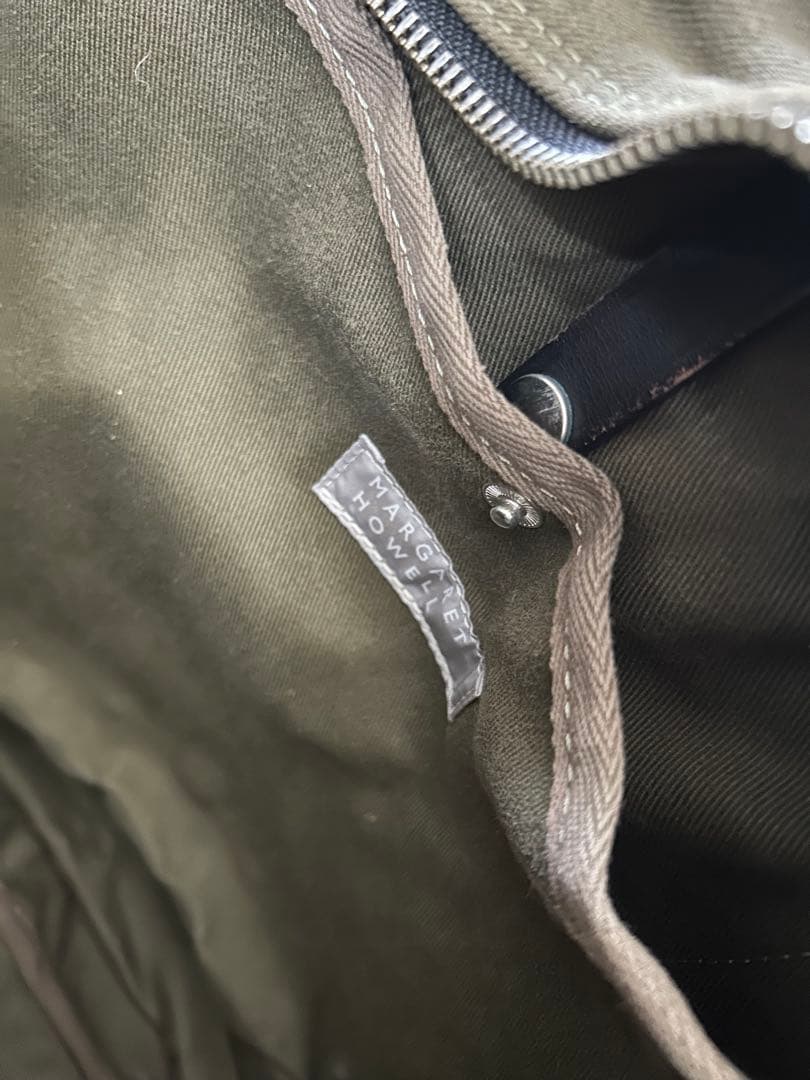 MARGARET HOWELLボストンバッグ オリーブ