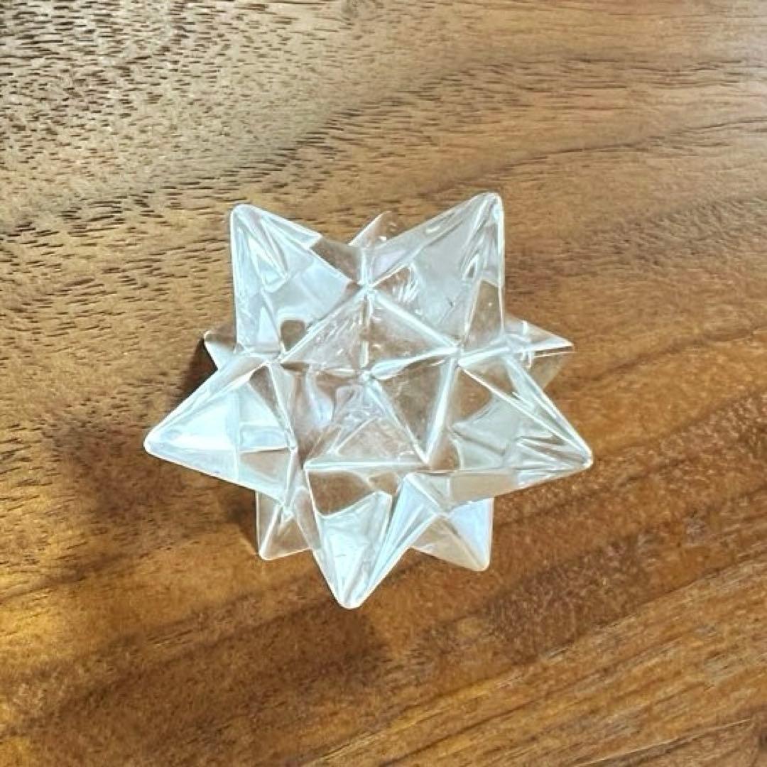 アステロイド水晶 小星型12面体　スーパーマカバ
