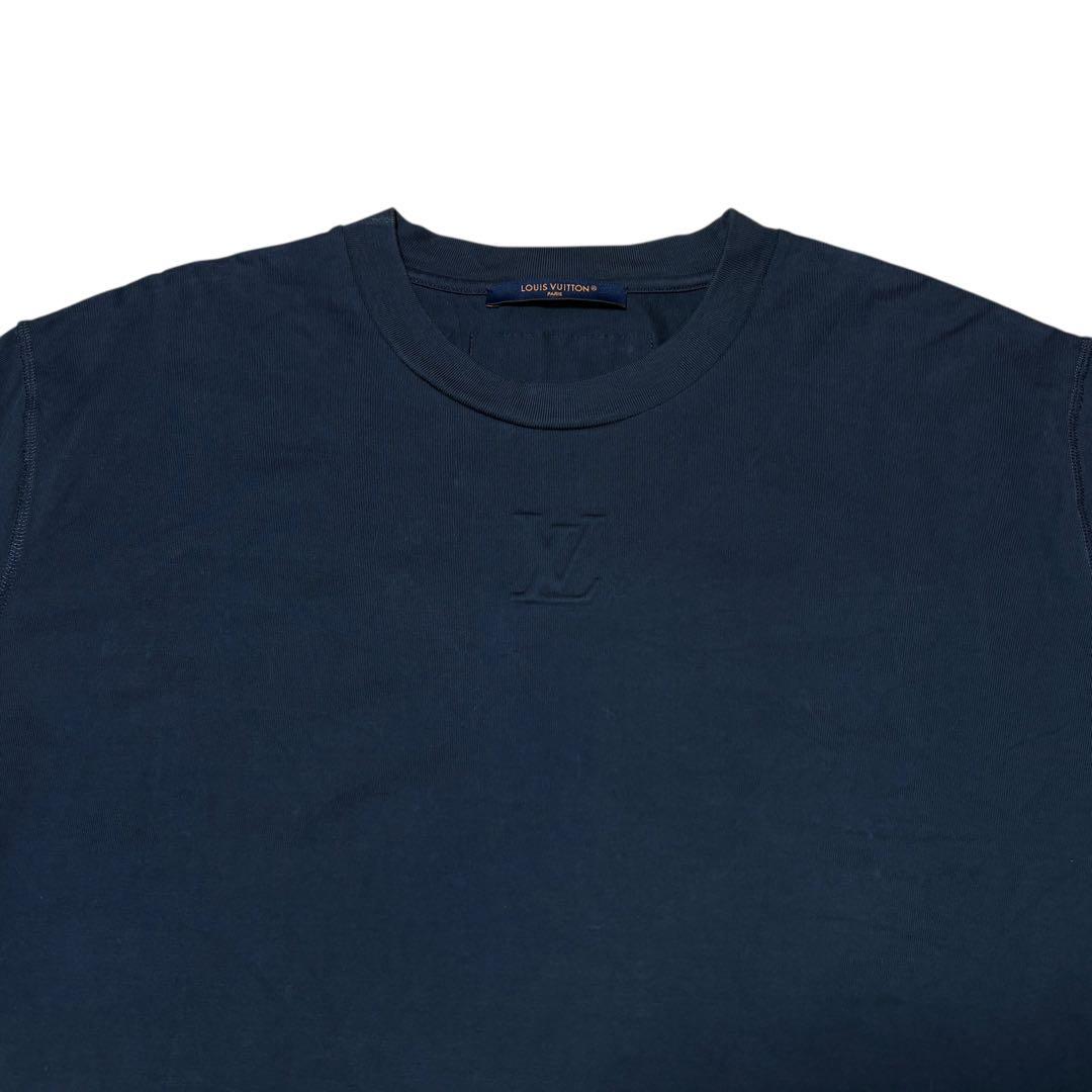 LOUIS VUITTON ルイヴィトン エンボス LVロゴ Tシャツ XL