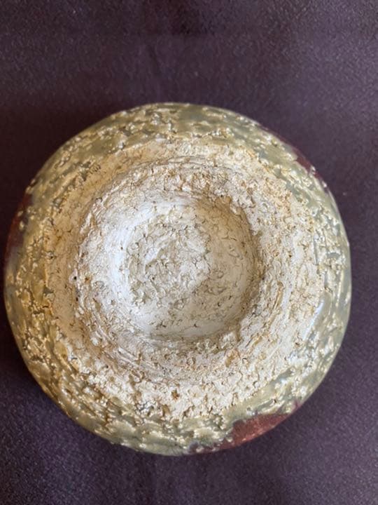 #希少陶器河合寛次郎高橋一智作白紬筒形抹茶碗　超レア