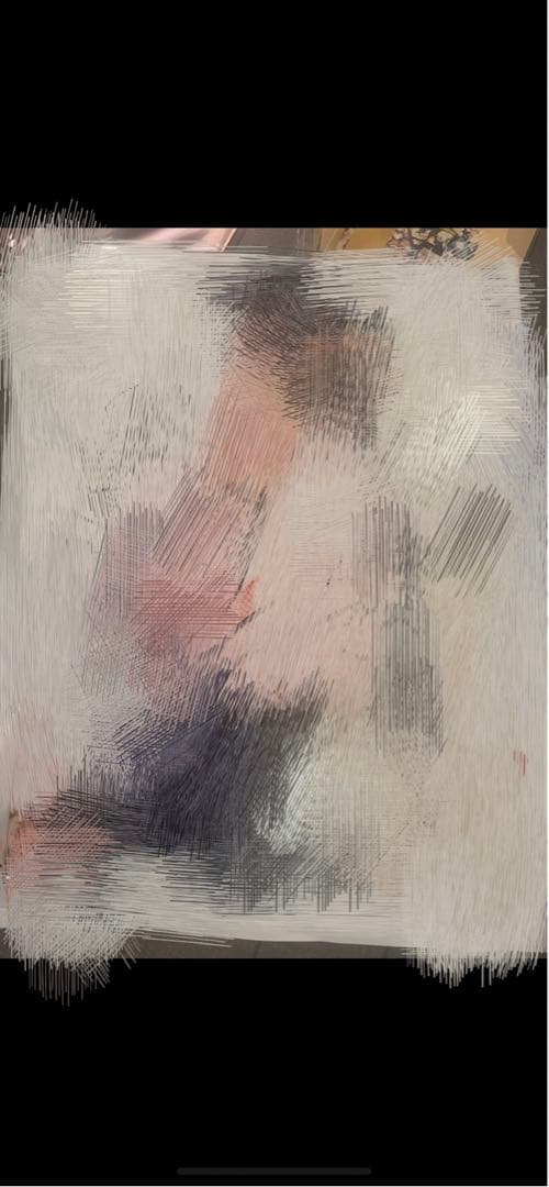 ≒JOY 大西葵　ピーチティーとピーチパイ メンバーサイン入パネル　A賞ガラポン