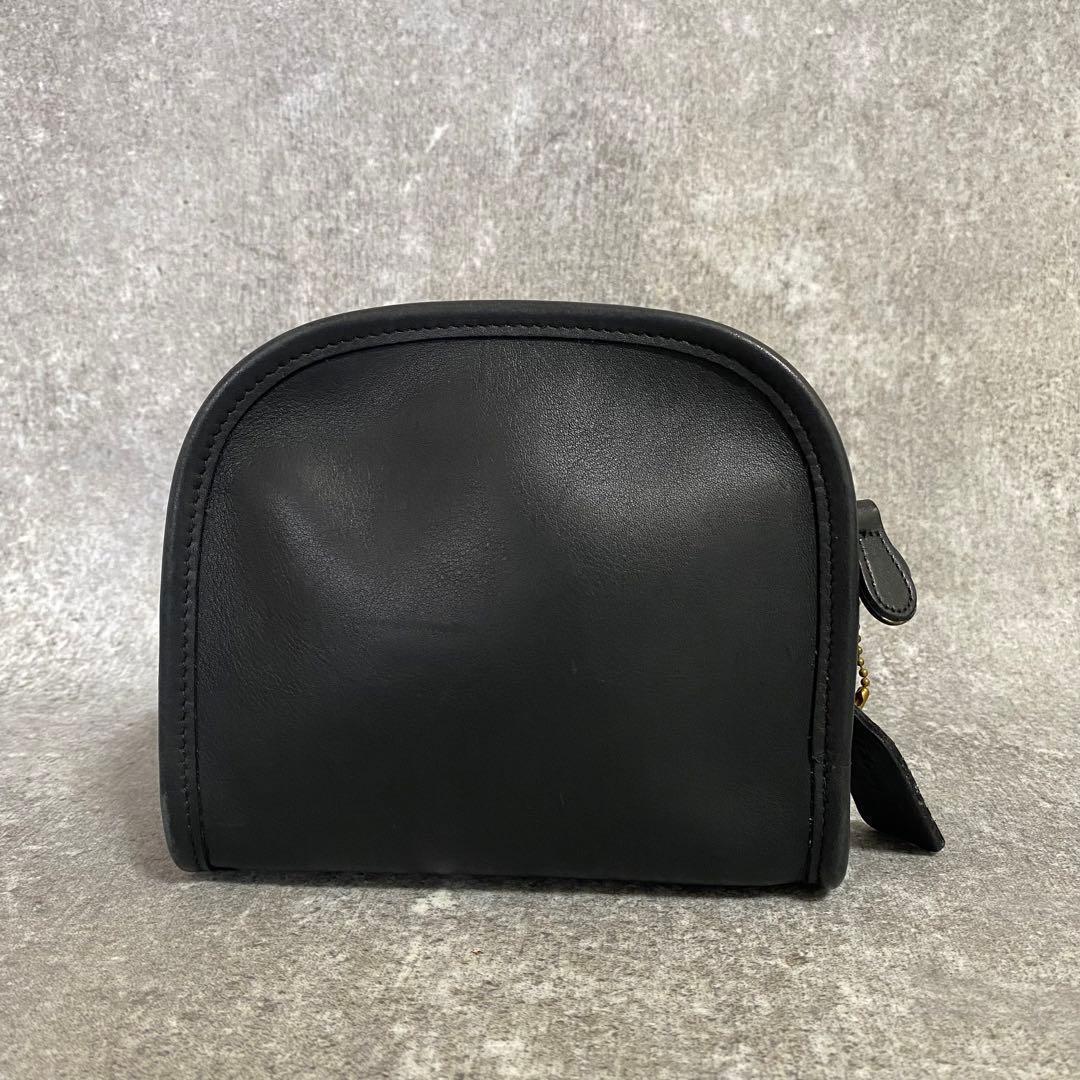 オールドコーチ　ショルダーバッグ　グラブタンレザー　9017 USA製　黒