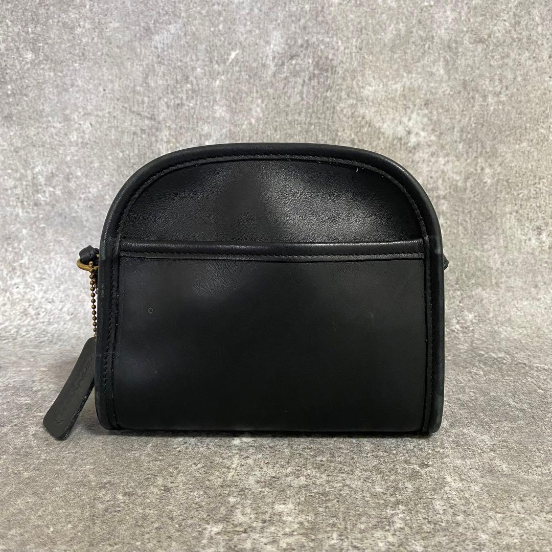 オールドコーチ　ショルダーバッグ　グラブタンレザー　9017 USA製　黒