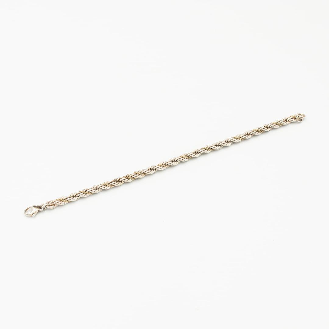 ヴィンテージ ティファニー ツイストロープ ブレスレット 18.6cm 90年代