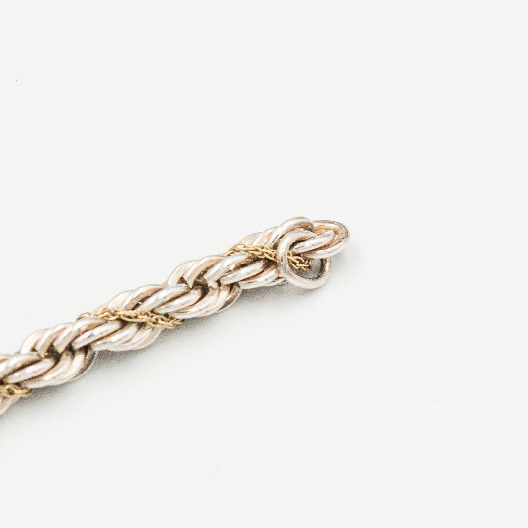 ヴィンテージ ティファニー ツイストロープ ブレスレット 18.6cm 90年代