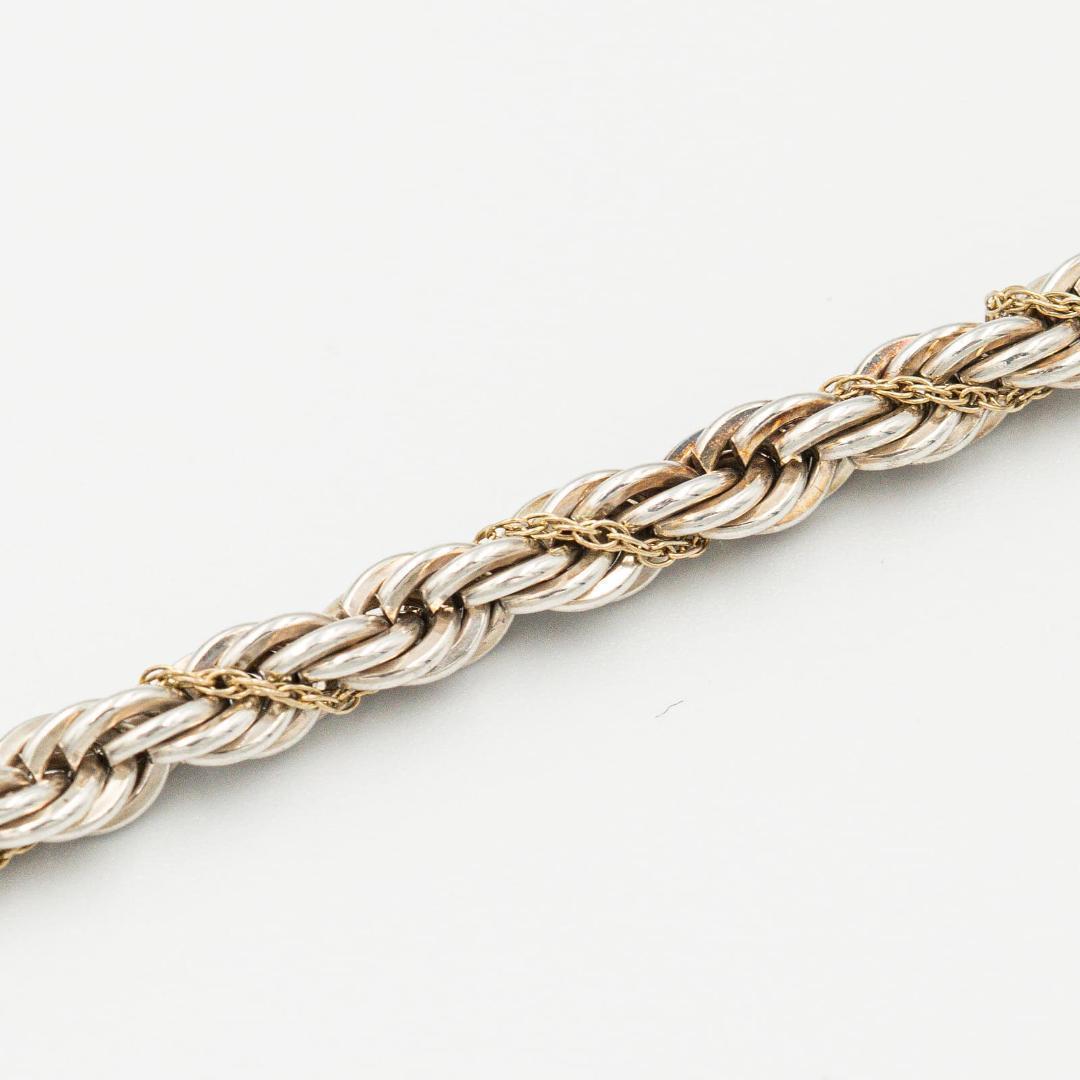 ヴィンテージ ティファニー ツイストロープ ブレスレット 18.6cm 90年代