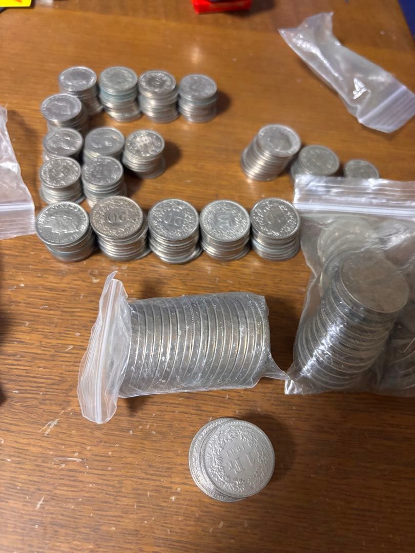 スイスフラン 銀貨  240フラン