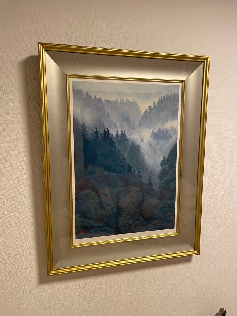 東山魁夷 霧の山峡 1989年制作