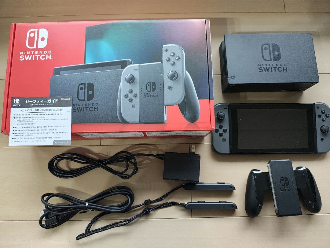 Nintendo Switch 本体 グレー Joy-Con セット