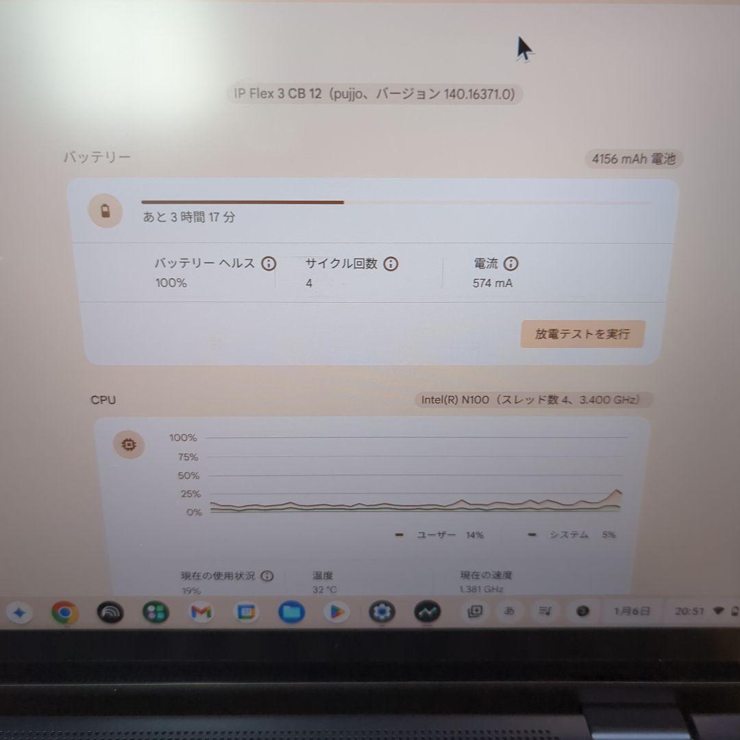 Chromebook本体 Lenovo Chromebook IdeaPad Flex 3i 12IAN8