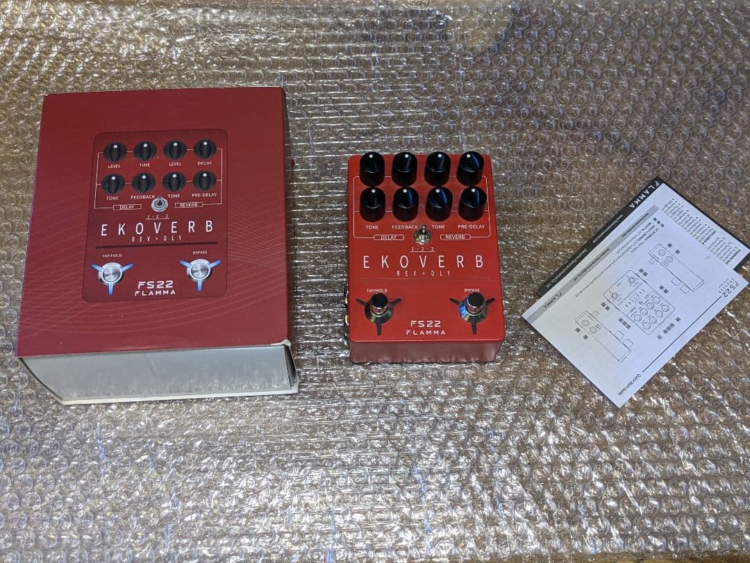 FLAMMA FS22 EKOVERB ディレイ リバーブ フランマ　リヴァーブ
