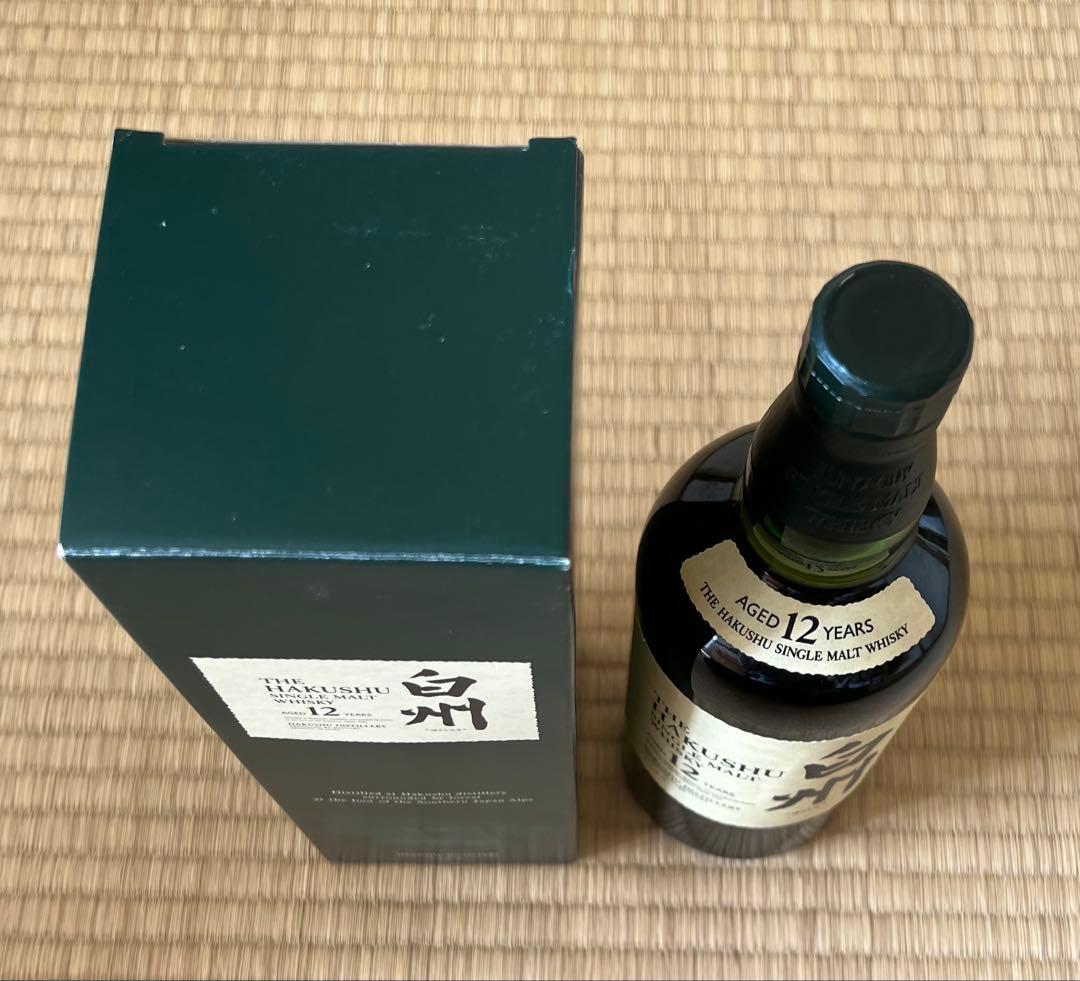 白州 12年【販売休止品・入手困難】サントリー SUNTOR　3本セット箱付き