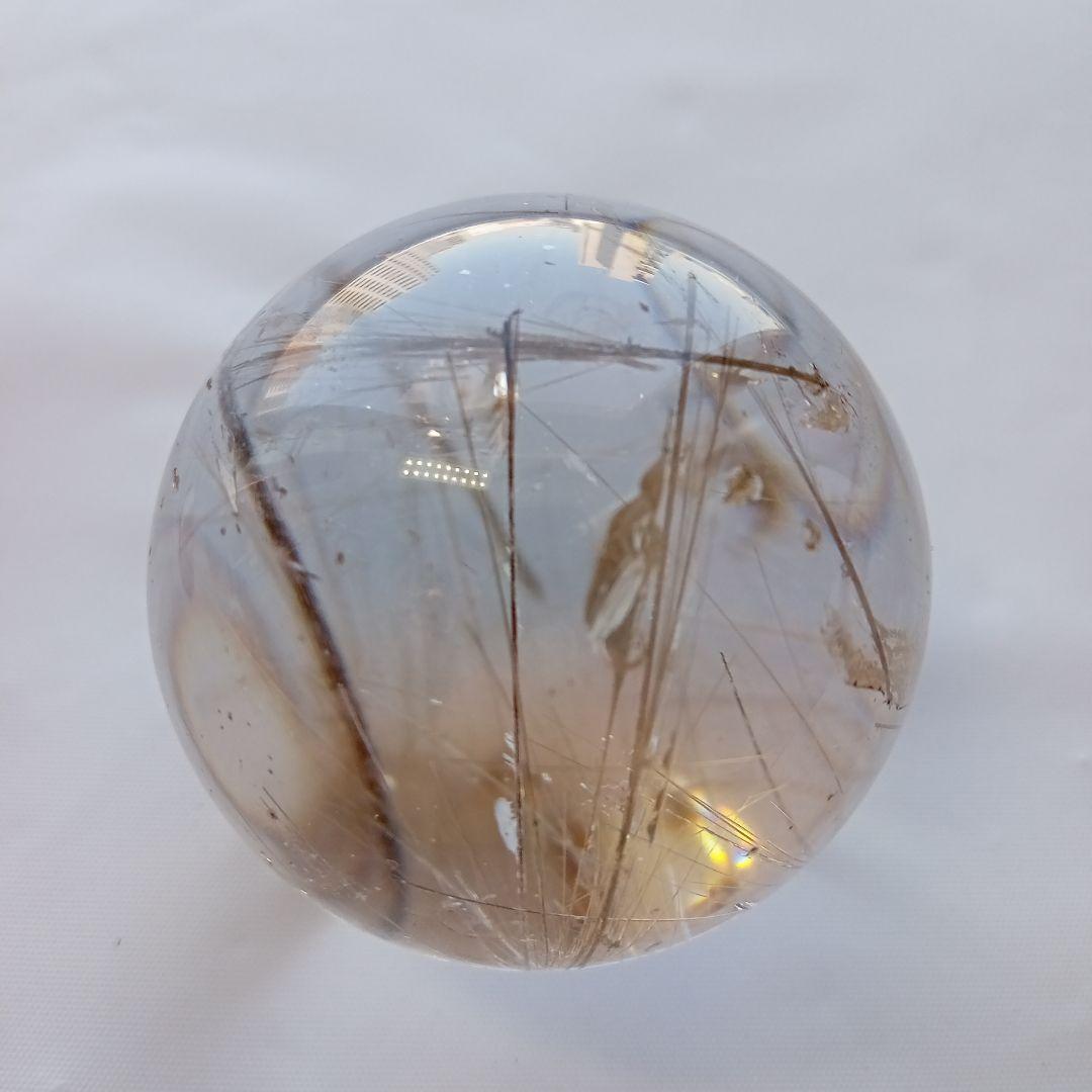 ルチルクオーツ　５センチ玉(4.5〜5)