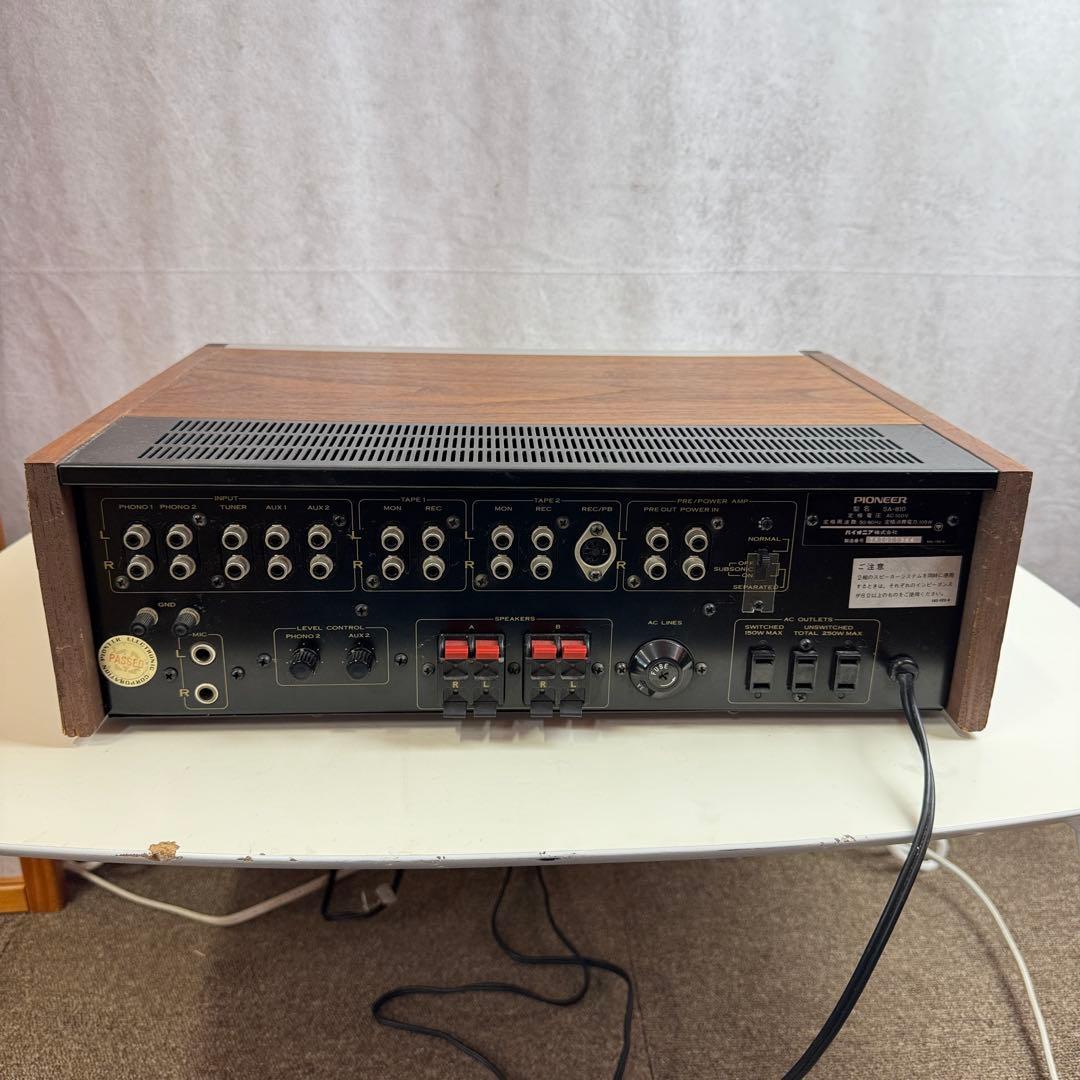 Pioneer パイオニア プリメインアンプ SA-810 オーディオ機器