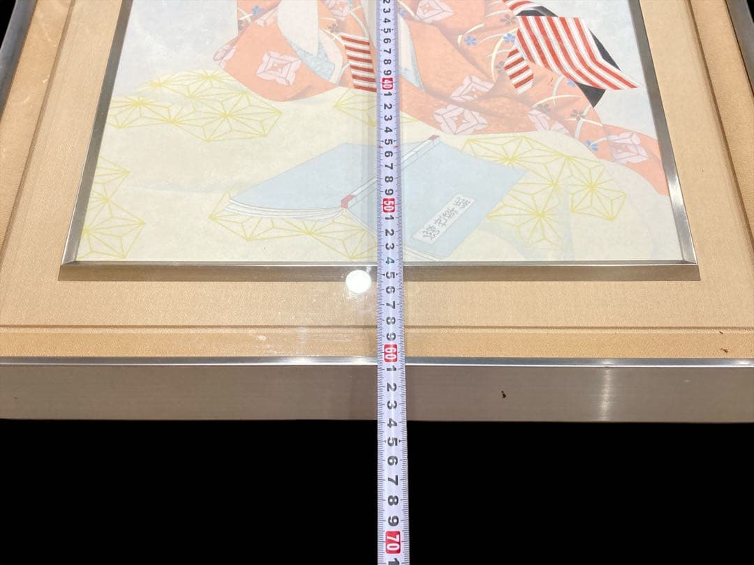 西田辰也 うたてし 日本画 美人画 真作肉筆