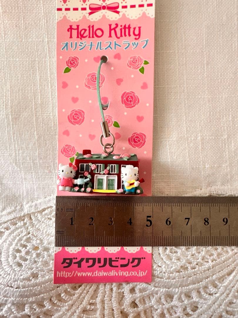 【非売品】ダイワリビング ハローキティストラップ Hello Kitty2006