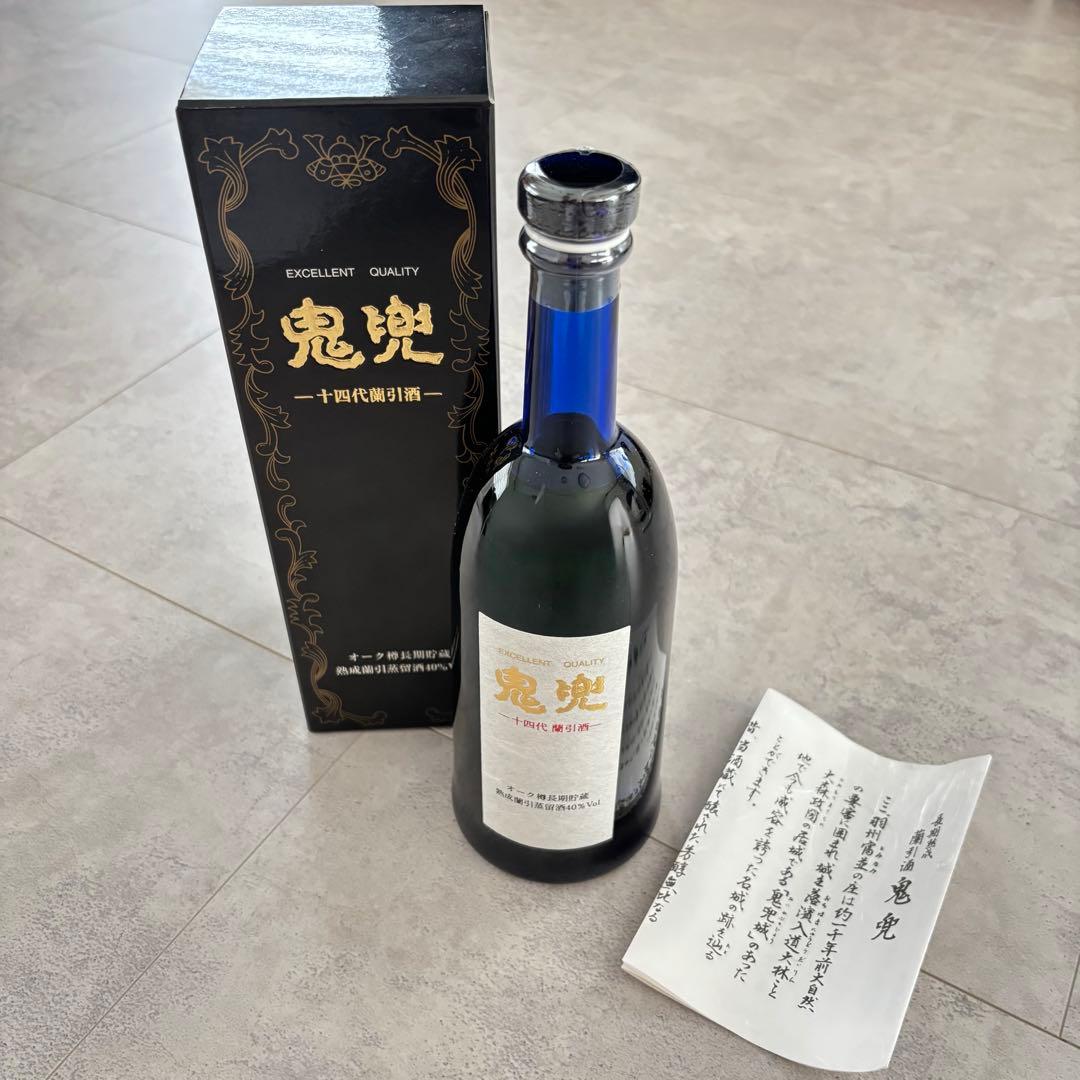 【希少新品未開封】鬼兜 14代 720ml ブルーボトル 化粧箱入り