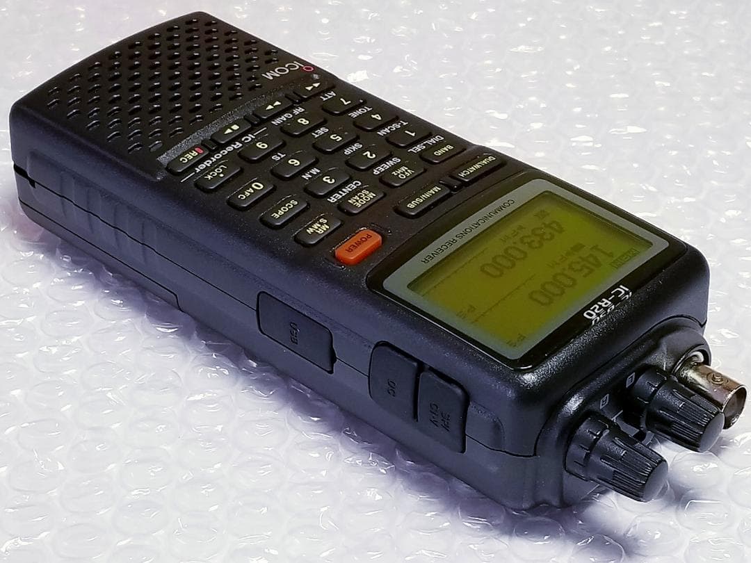 アイコム icom IC-R20 通信ケーブル付属 美品