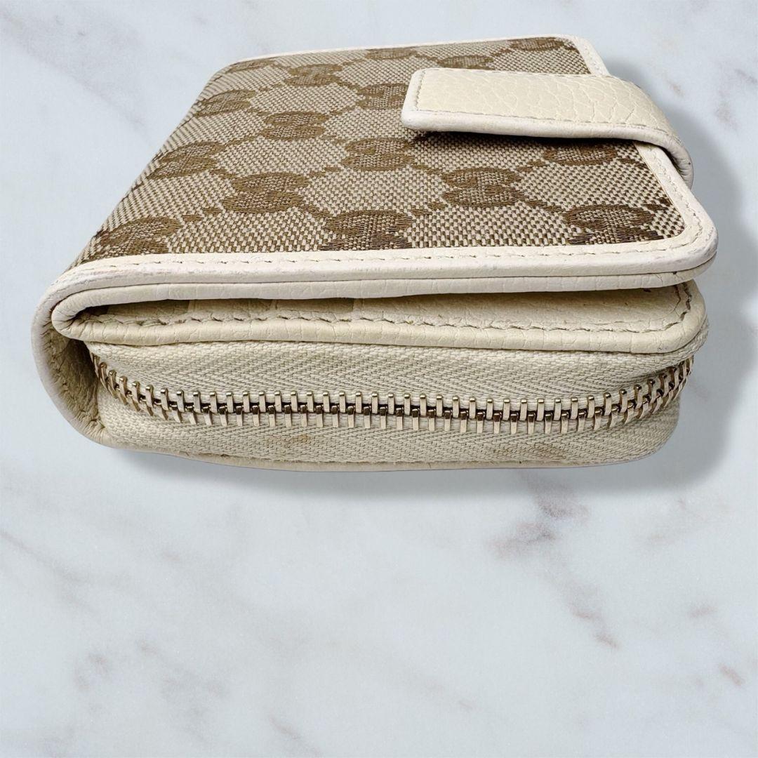 38 GUCCI 二つ折り財布 GGキャンバス xm3