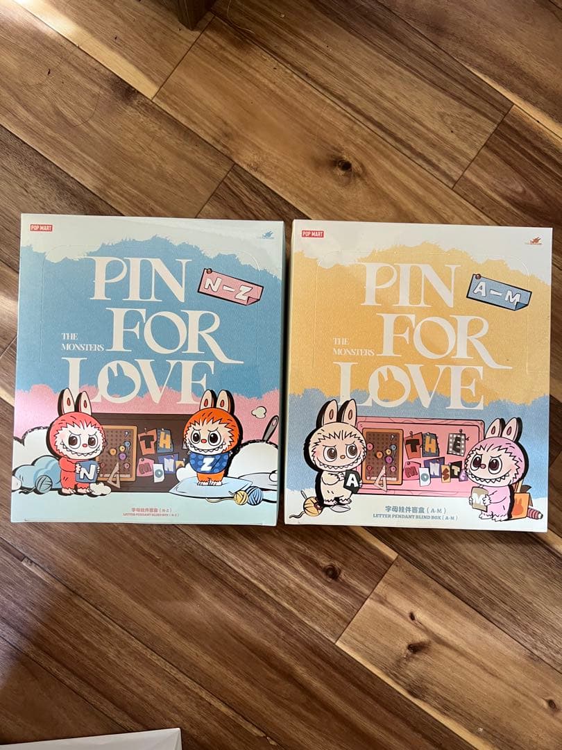 【直営店限定】ラブブ PIN FOR LOVE イニシャル アルファベット