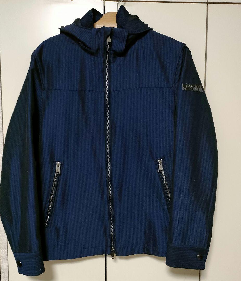 【未使用に近い】ブラックレーベルクレストブリッジ　シアサッカー　パーカー　紺