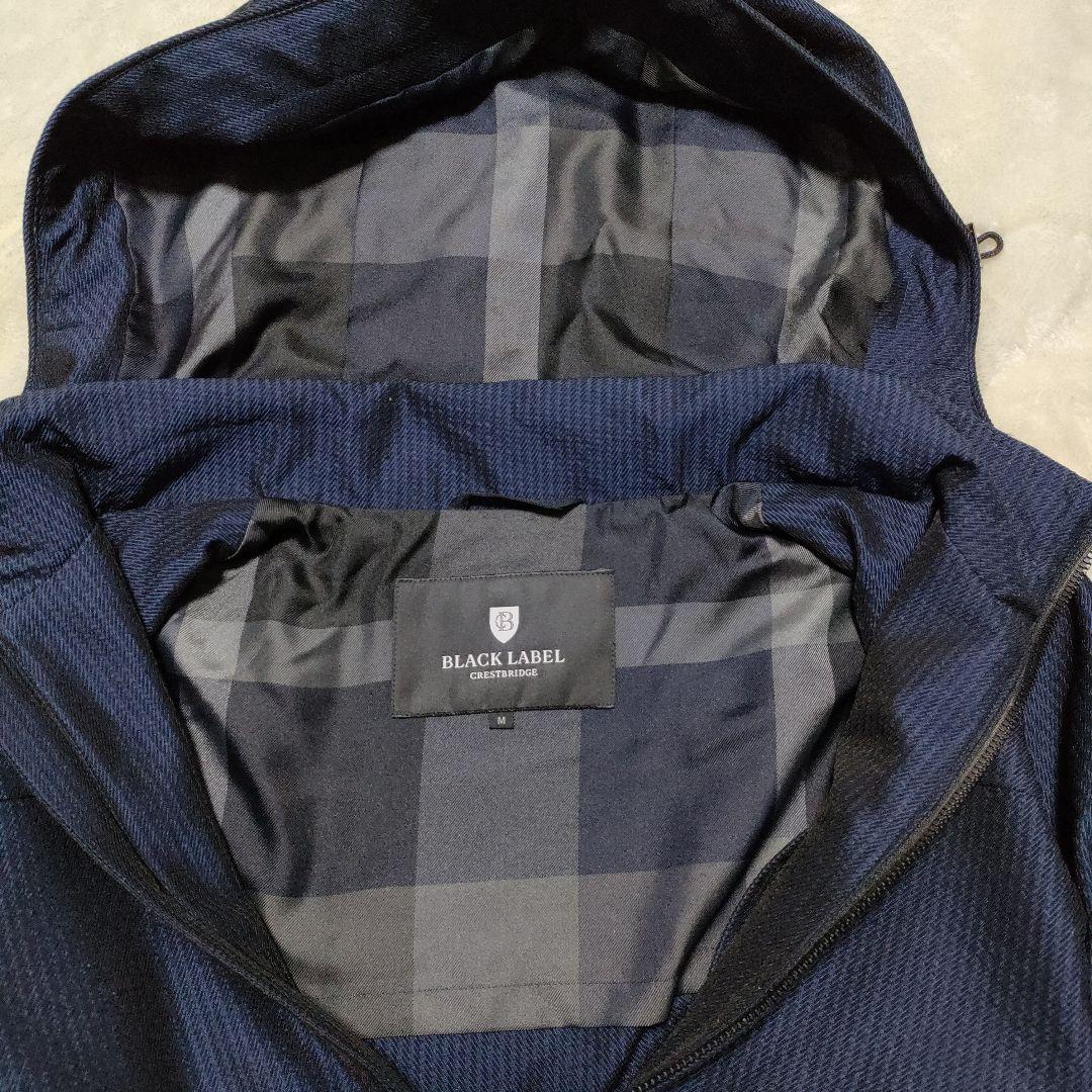 【未使用に近い】ブラックレーベルクレストブリッジ　シアサッカー　パーカー　紺