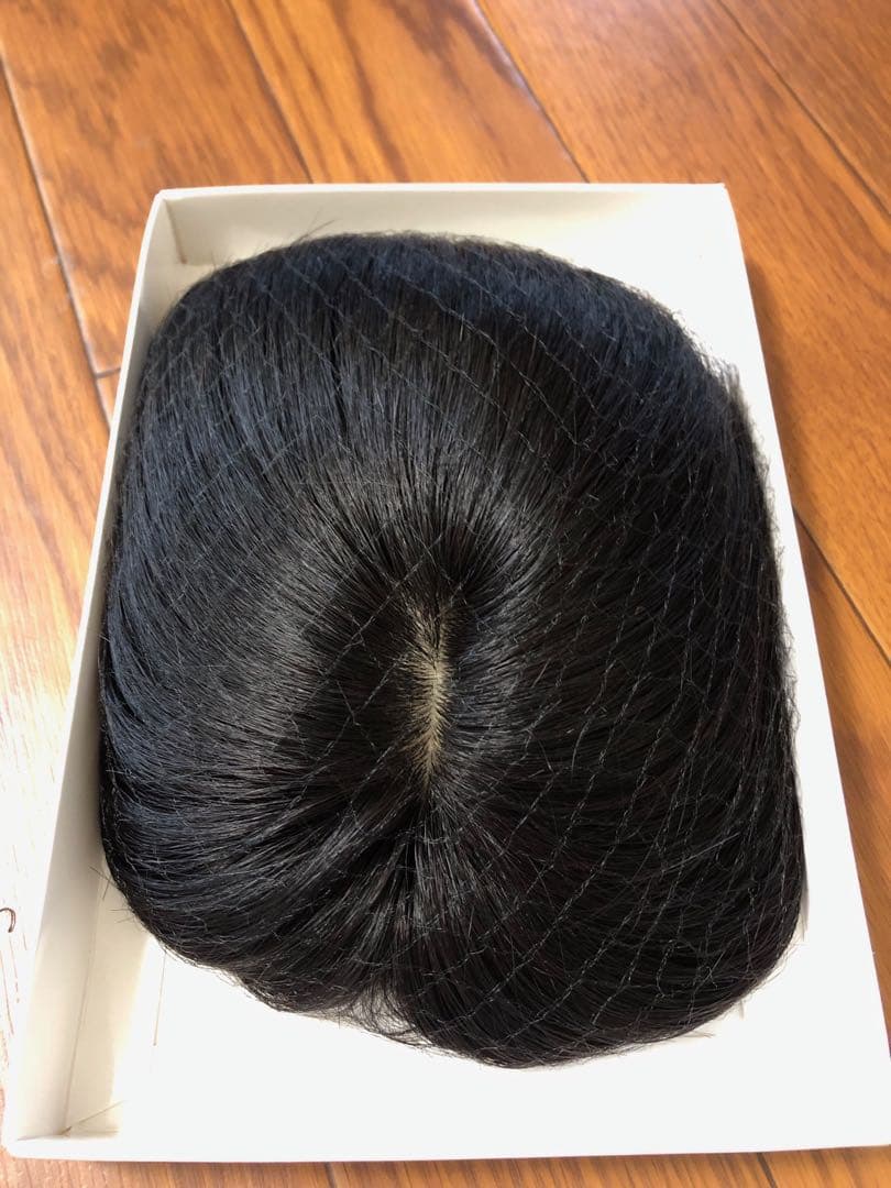 人毛100%ショートウィッグ　人毛100%ヘアピース　部分ウィッグ