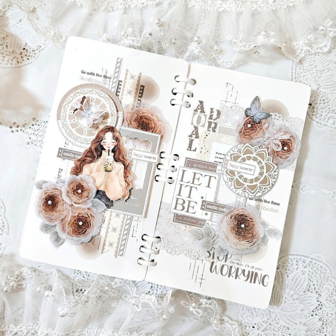 コラージュ素材　紙もの　素材紙　【1827】