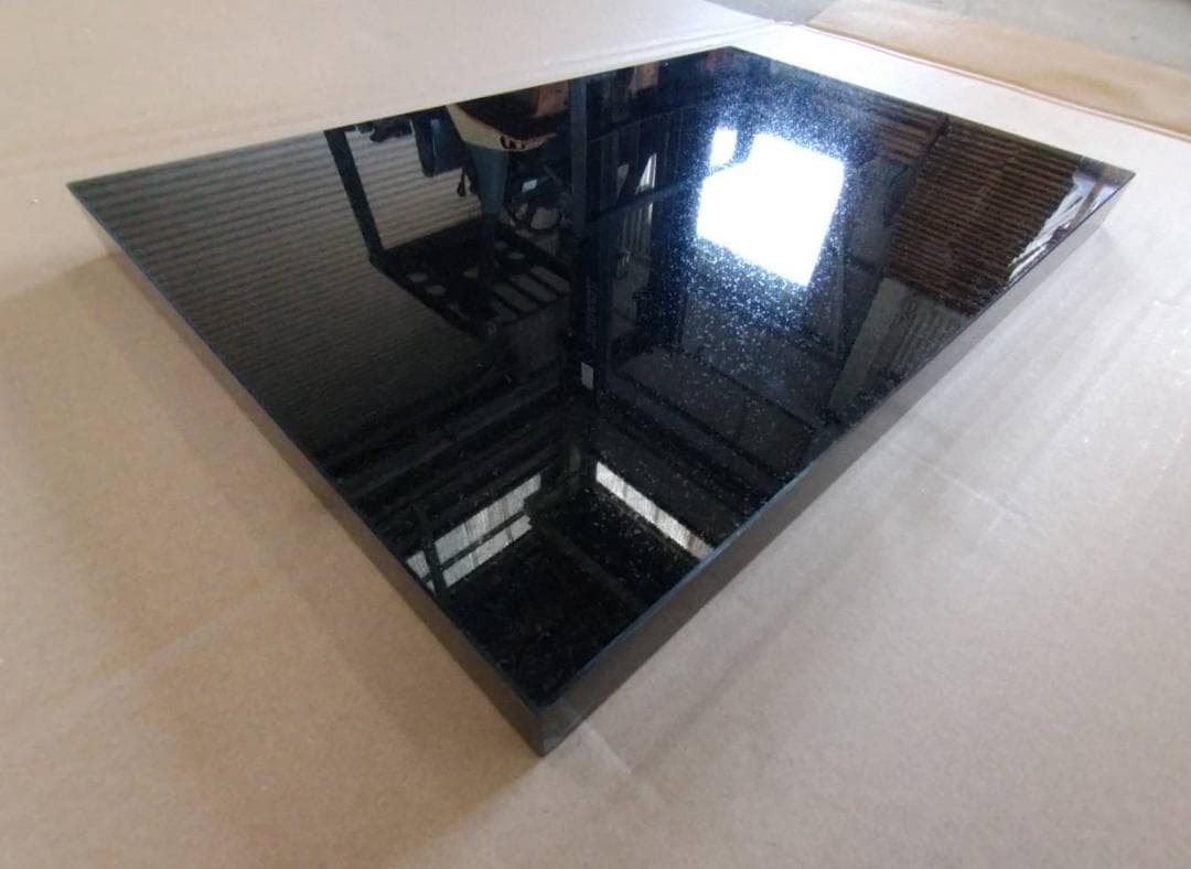 ●天然黒御影石 オーディオボード●450×300×30●5面磨き　送料無料