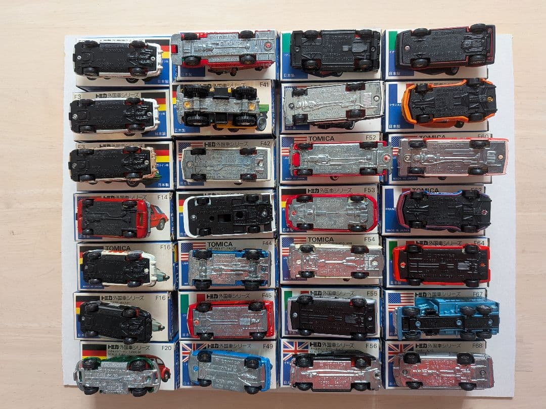 ★昭和-当時物★：☆トミカ-ミニカー：青箱他-多数：全64台-まとめ出品☆