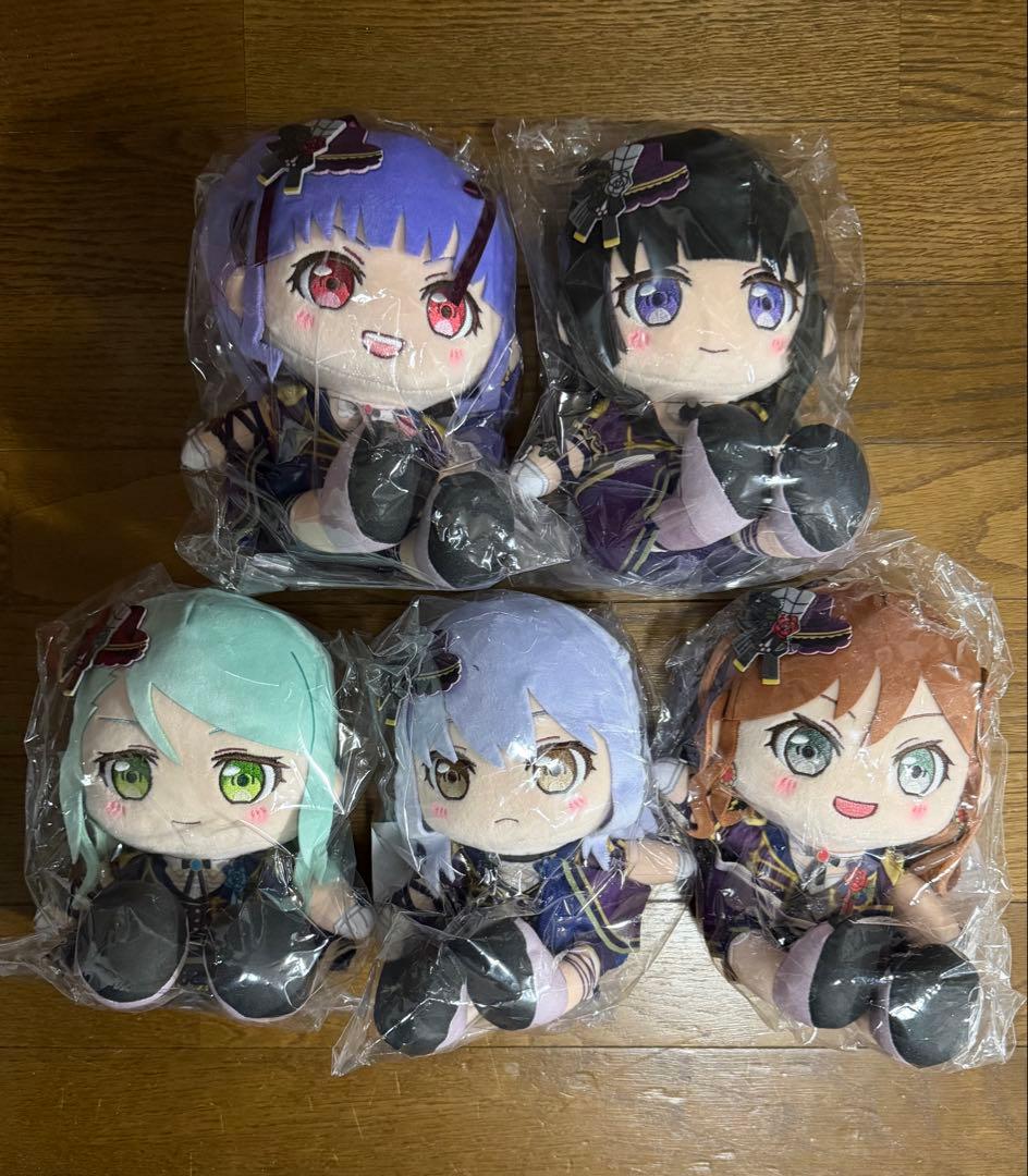 グッスマ バンドリ Roselia ぬいぐるみ 5種 コンプセット