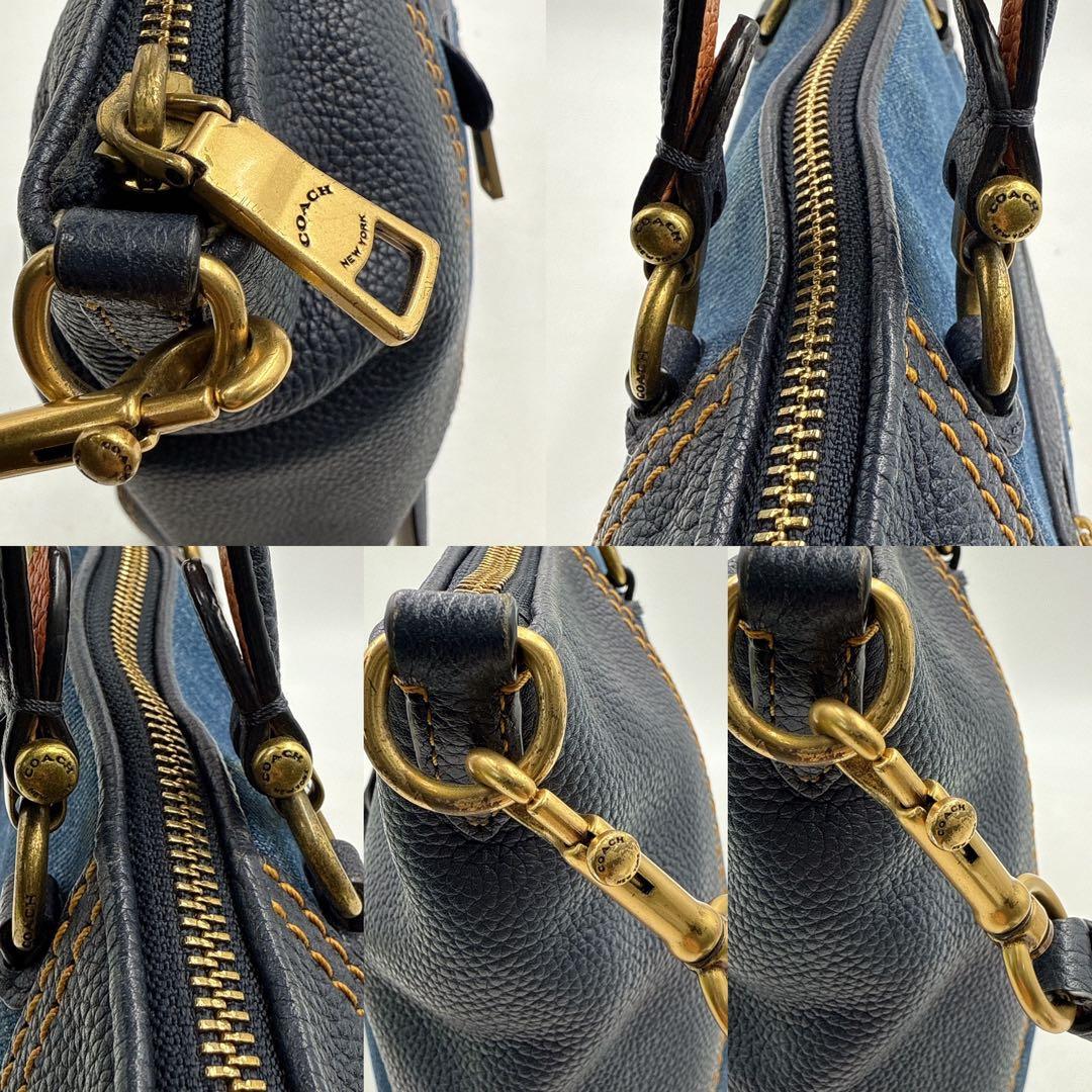 COACH coach コーチ ハンドバッグ ショルダーバッグ デニム