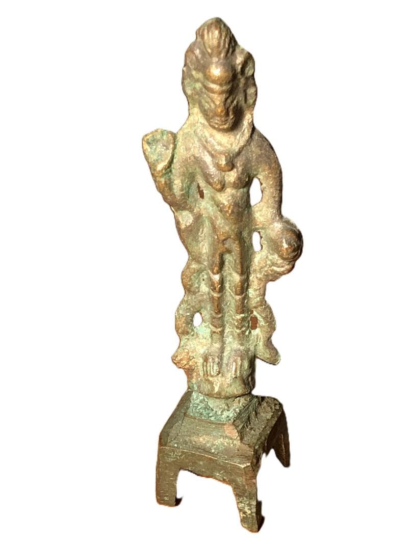 【 金銅菩薩立像 】　唐代仏教　念持仏/携行仏