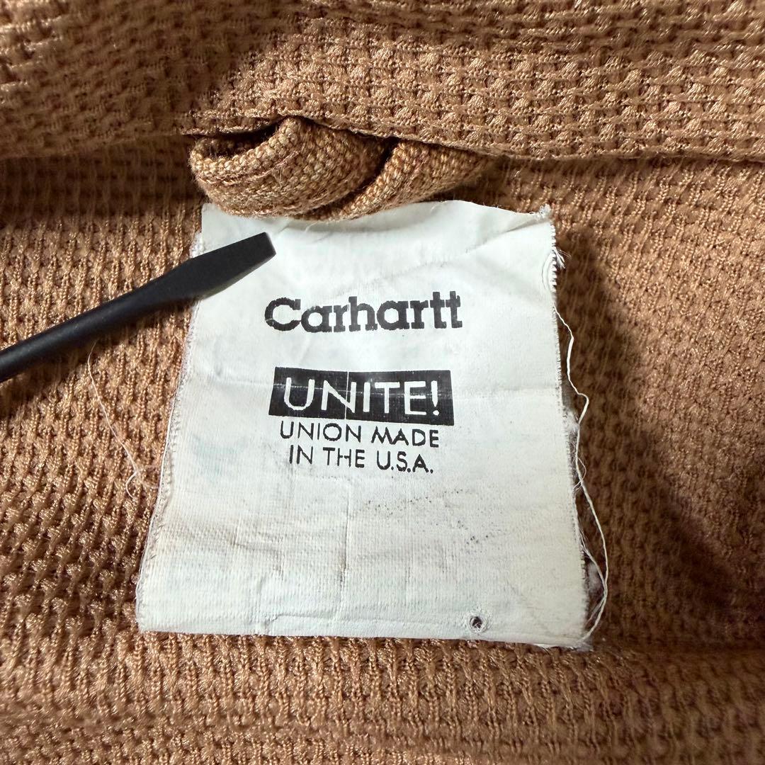 USA製 Carhartt アクティブジャケット 90s ブラウン キャメル L