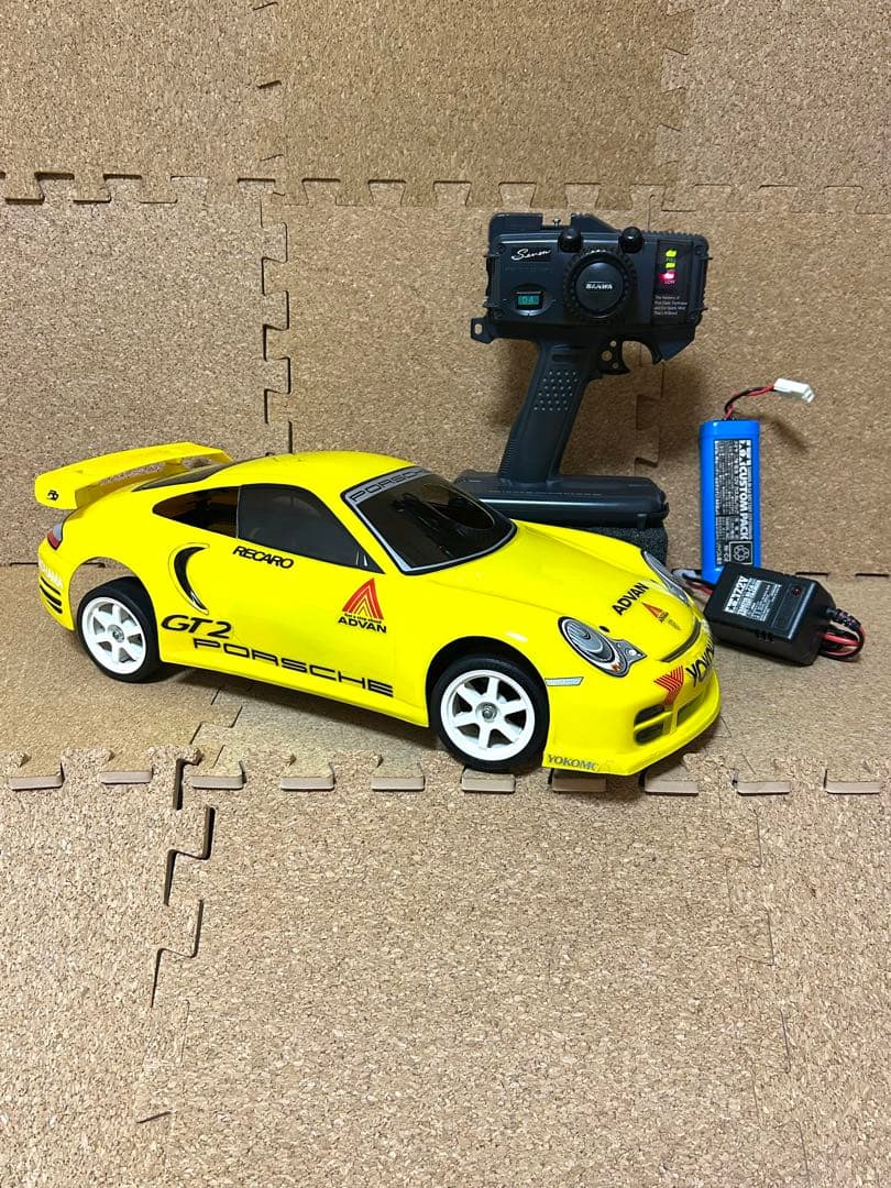 HPI ポルシェ911 GT2 ラジコンフルセット　プロポ&バッテリー& 充電器