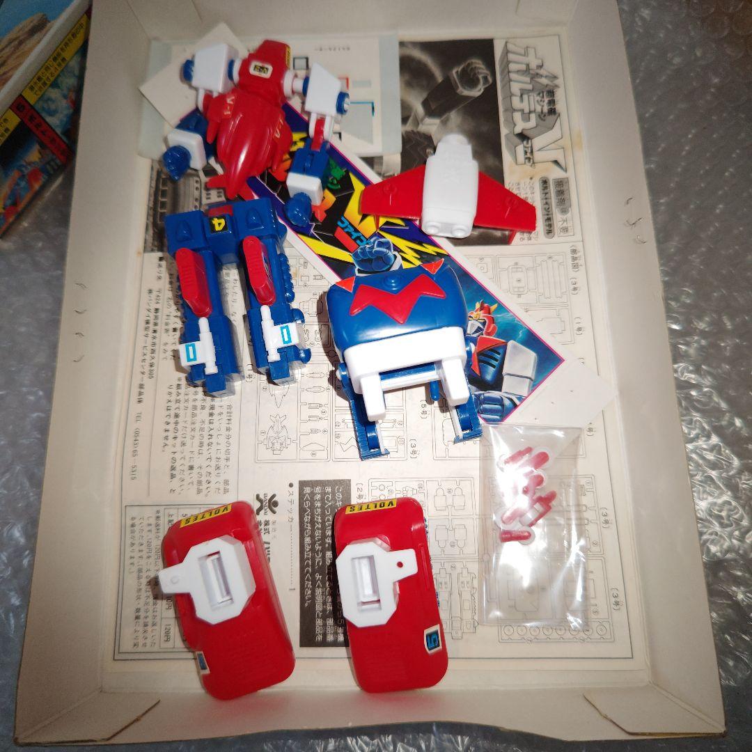 超電磁マシーン　ボルテスV　ボルトインモデル　プラモデル　組済み　現状品