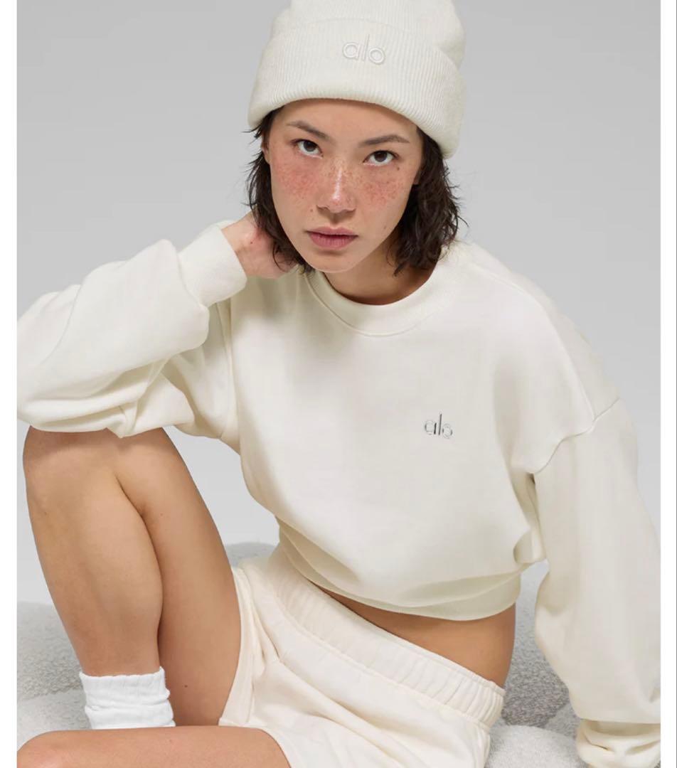 正規品　alo ノータブルビーニー　アイボリー