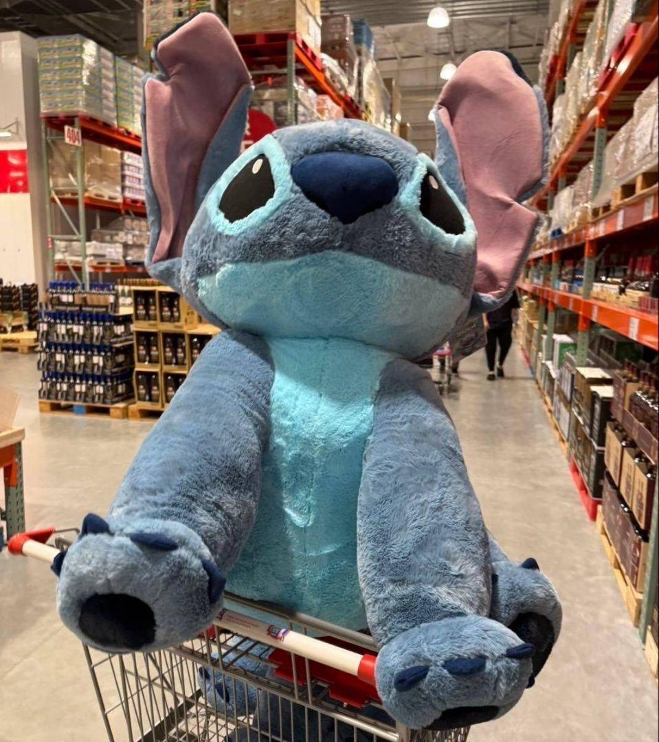 スティッチ ぬいぐるみ ディズニー　コストコ　特大サイズ　ブランケット