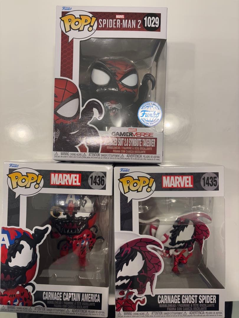 Funko Marvel フィギュア 3点セット POP