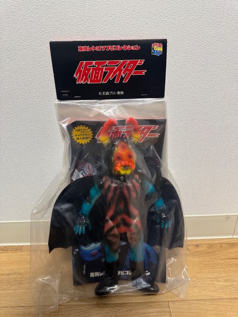 東映レトロソフビコレクション　蜘蛛男　蓄光　ワンフェス記念　新品未開封　ソフビ