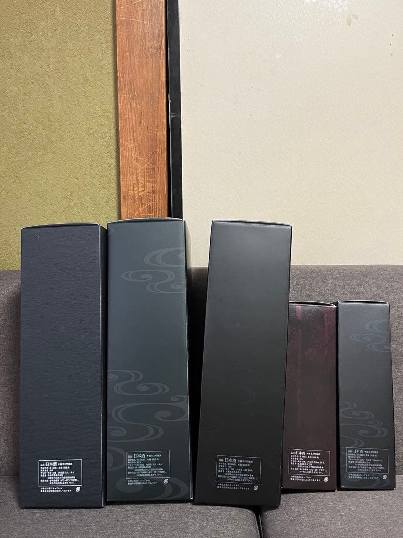十四代 日本酒 空箱5個セット　1.8L&720ML 特別版含む