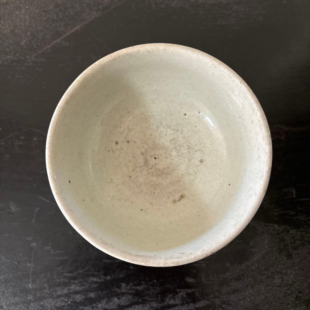 李朝鉢　小茶碗　大盃　白磁　朝鮮骨董　韓国アンティーク.古美術.酒器.ぐい呑み
