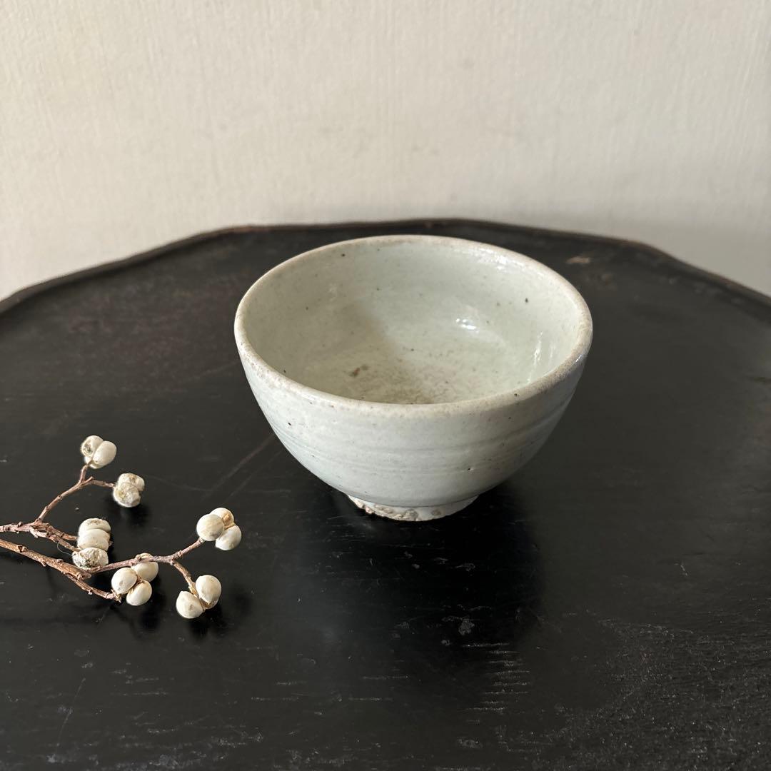 李朝鉢　小茶碗　大盃　白磁　朝鮮骨董　韓国アンティーク.古美術.酒器.ぐい呑み