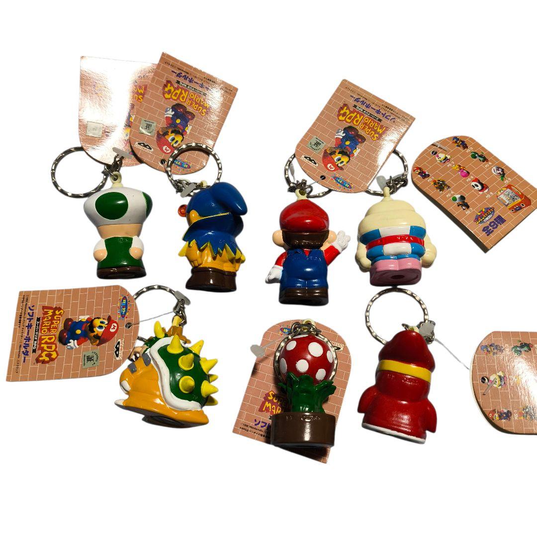 【希少品】 スーパーマリオRPG ソフトキーホルダー 7個セット