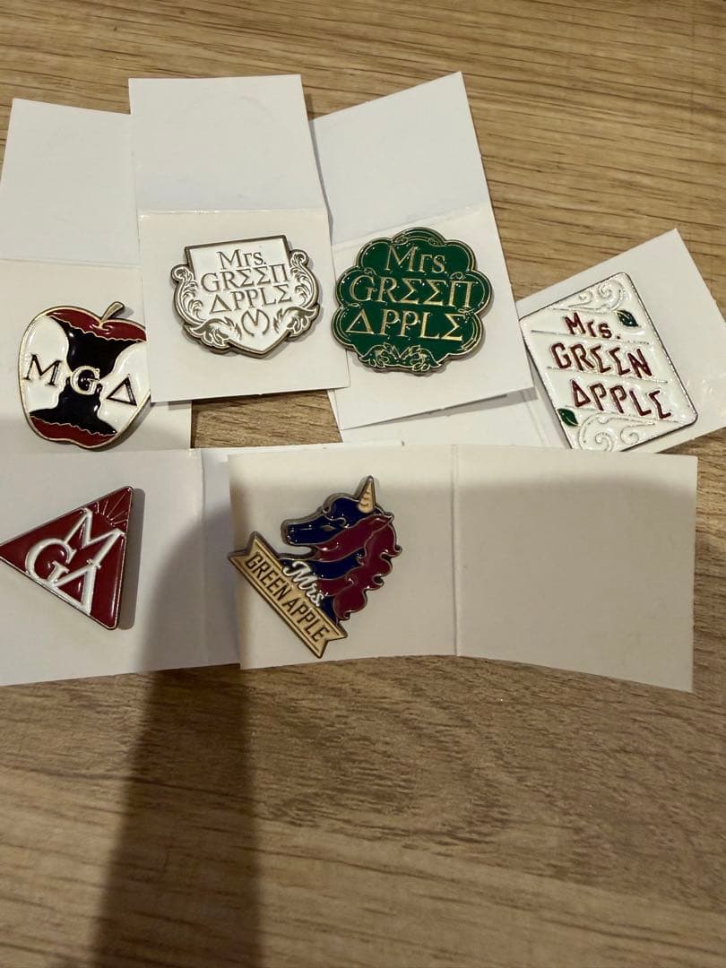 Mrs. Green Apple ピンバッジ 6個セット