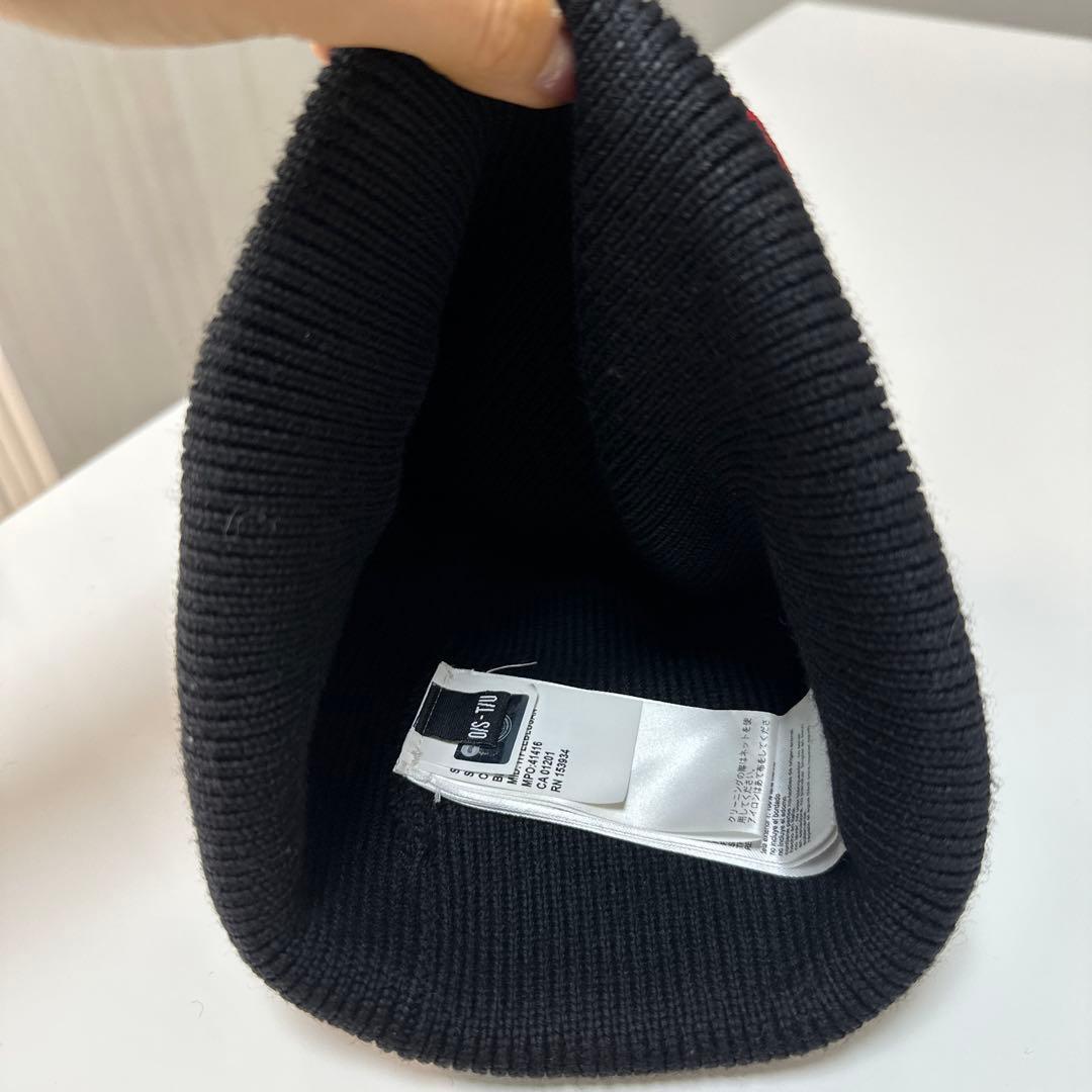 カナダグース ニット帽 黒 アークティックプログラム