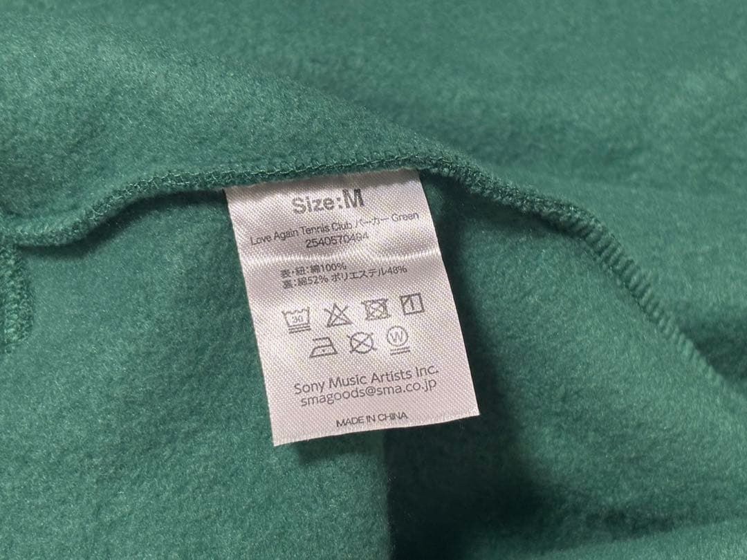 西野カナ　LOVE AGAIN パーカー　Mサイズ