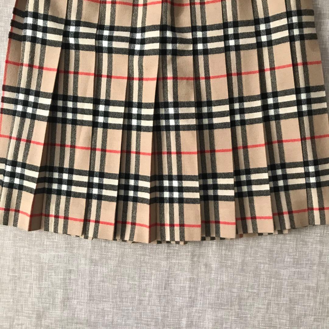 BURBERRYS プリーツ スカート　ノバチェック　ウール